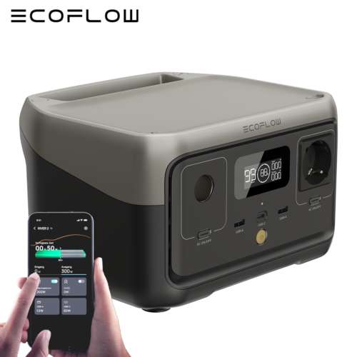 (eBay) ECOFLOW RIVER 2 Tragbare Powerstation 600W Max 256Wh