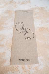 Nanahoa Rutschfeste Yogamatte aus Hanf & Naturkautschuk, 182 cm x 61 cm