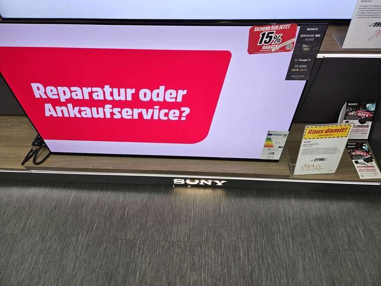 [Lokal Wuppertal] Sony XR55A95K OLED TV