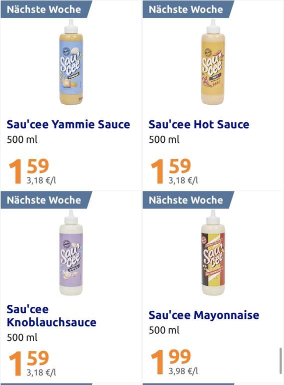 [Action] Sau‘cee Yammie Sauce Volcano Knoblauchsauce Hot Sauce 500 ml im Angebot