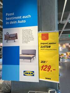 [Lokal IKEA Karlsruhe] Slattum Bettgestell 160x200 Letzte Chance