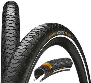 Continental Reifen Contact Plus Reflex Allrounder-Fahrradreifen (StVZO konform, 37-622 = 28 x 1.40) | Auch für für E-Bikes zugelassen