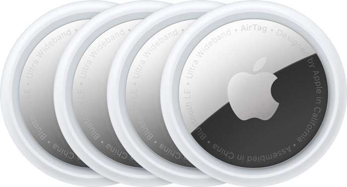 Apple AirTag 4er-Pack [20,50 €/Stück]