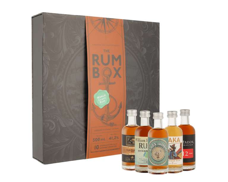 The Rum Box By World Class Rum (10x50 ml, 2 verschiedene Boxen zur Auswahl)