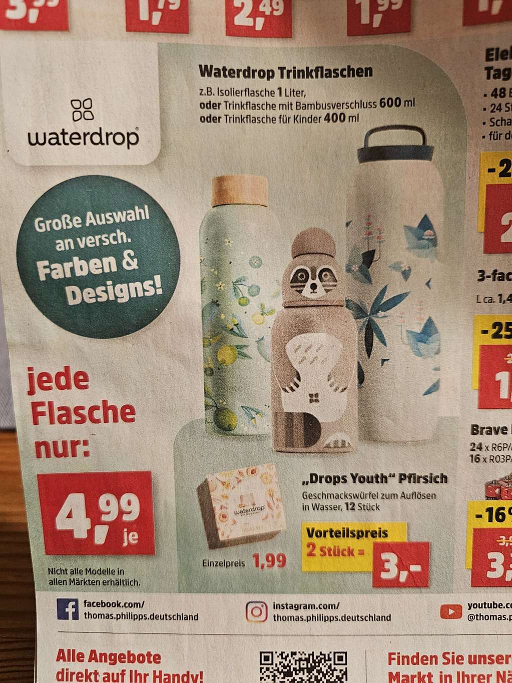 COLUMBUS Water Tank 4 Liter Trinkflasche – Für Outdoor, Sport & Alltag, Robustes Design
