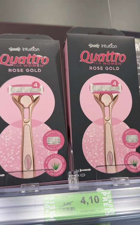 Intuition Rasierer ab 1,84 bei ROSSMANN  50% Rabatt! | mydealz