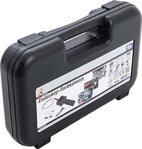 [Prime] BGS DIY 63216 | Endoskop-Farbkamera mit TFT-Monitor | Kamerakopf Ø 8 mm