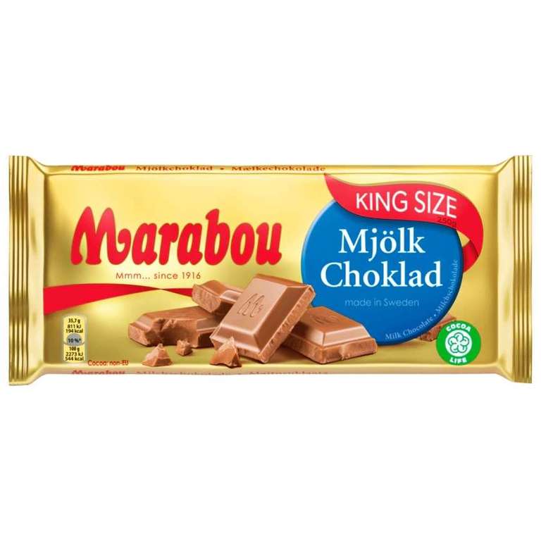 [CittiMärkte, lokal Lübeck, Kiel und Flensburg] Marabou Schokolade verschiedene Sorten 220-250g für 1,99€