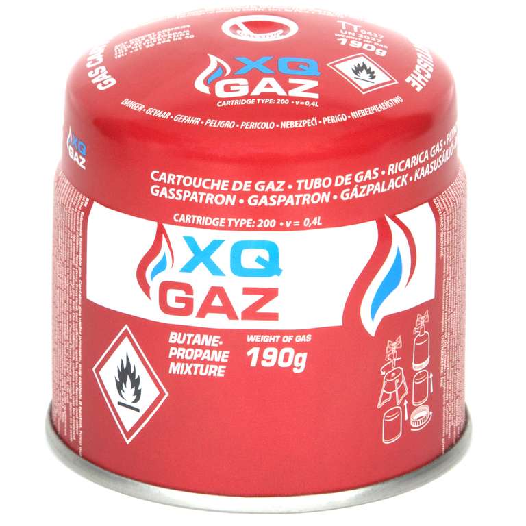 [Sonderpreis-Baumarkt / NORMA] XQGAZ Gaskartusche mit Butan-Propan-Mixgas 190 g für 1,50€ / Norma ab 03.10.22 : 1,49€ [OFFLINE]