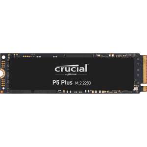 Crucial P5 Plus 1TB SSD, M.2/M-Key (PCIe 4.0 x4), lesen: 6600MB/s, schreiben: 5000MB/s SLC-Cached, TBW: 600TB