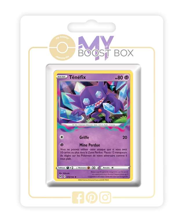 My-booster Pokémon Ultraboost Box – 10 Französische Sammelkarten, Zamazenta V, Ohne Duplikate