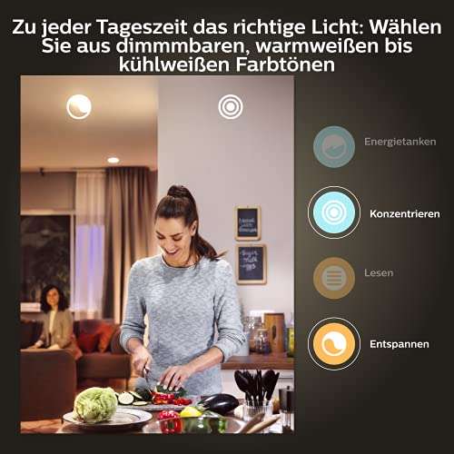 Philips Hue White & Color Ambiance E27 LED Lampe 2-er Pack inkl. Smart Button