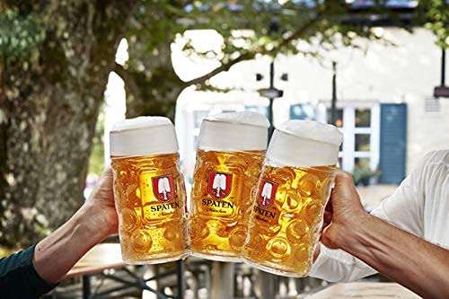 [ Amazon Prime Sparabo ] SPATEN Münchner Hell Flaschenbier, MEHRWEG im Kasten, Helles Bier aus München (20 x 0.5 l) zzgl. 3,10€ Pfand