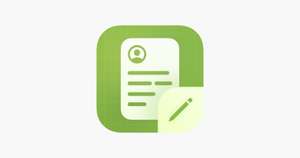 [iOS AppStore] Resume Maker. - Lebenslauf erstellen im Minuten