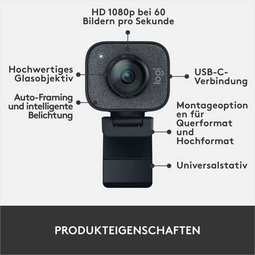 Logitech StreamCam Webcam (Full HD 60FPS) OTTO Black Friday Deals UP PLUS Lieferflat