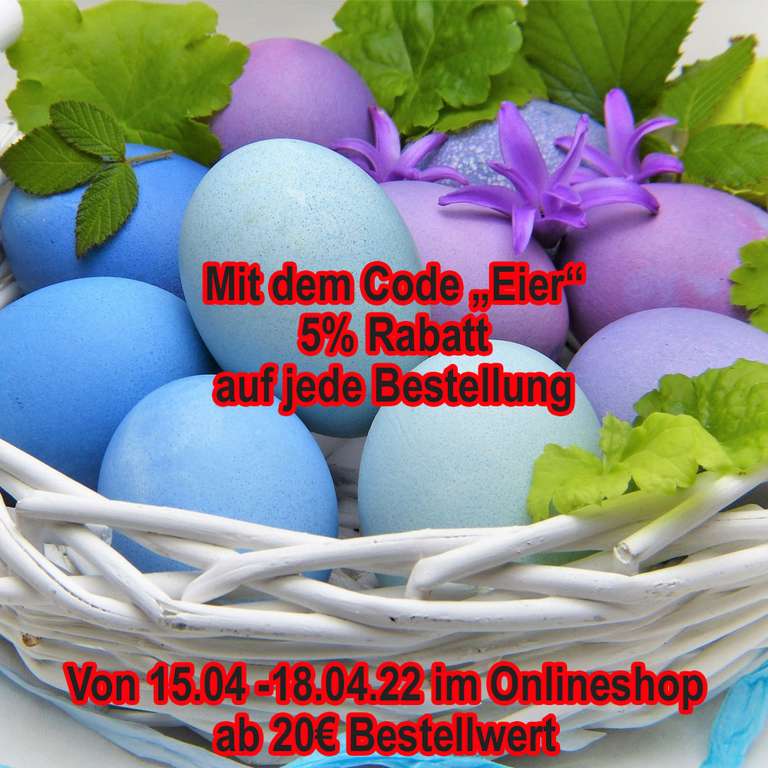 5% Rabatt ab 20€ Bestellwert über Ostern bei soeldner-messer.com