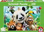 Schmidt Spiele 56359 Einfach tierisch, Kinderpuzzle, 200 Teile, ab 8 Jahren (Prime)