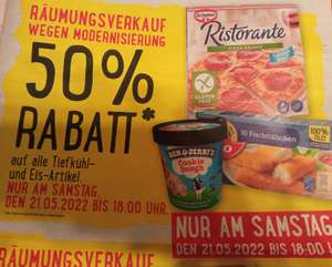 [Potsdam]50% auf alle Tiefkühlprodukte| Häagen-Dazs 1,50€, Wagner Pizza 0,80€, Iglo Spinat 0,50€ im Edeka Stern-Center
