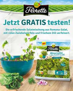 GRATIS testen 100% Cashback auf Florette Römersalat mit roten Zwiebeln und Dill (GzG)