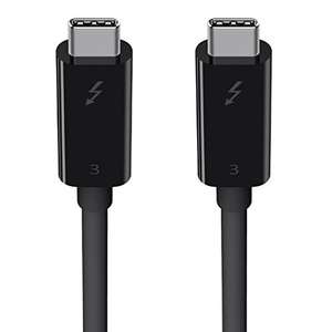 Belkin Thunderbolt 3 USB-C-Kabel (2m, 40 Gbit/s, 5K, 100 W, Typ C 3.1) [Amazon Prime]