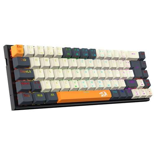 Redragon K633CGO-RGB Ryze Mechanische Gaming-Tastatur mit 68 Tasten (QWERTZ German Layout)