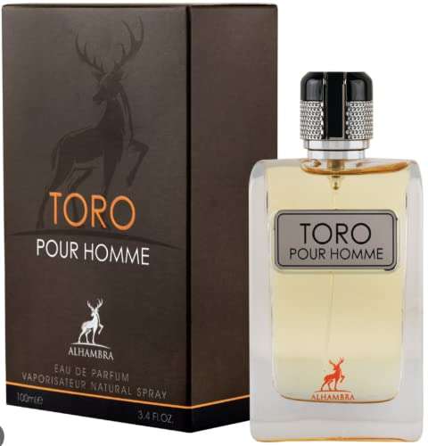 Maison Alhambra TORO Pour Homme Eau de Parfum 100ml (Terre d'Hermès Dupe) [Amazon/Lattafa]