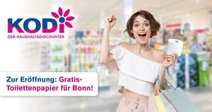 [LOKAL Bonn] KODI Wiedereröffnung - GRATIS Toilettenpapier zum Einkauf dazu