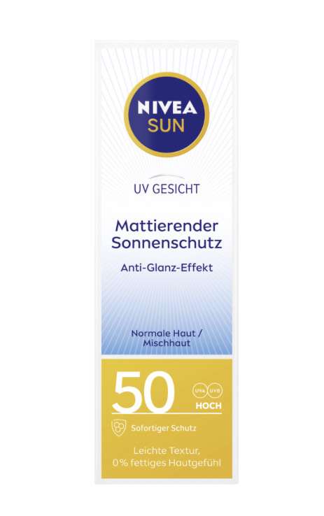 [Rossmann] Nivea Sun UV Gesicht Sonnenschutz LSF 50 (50ml)