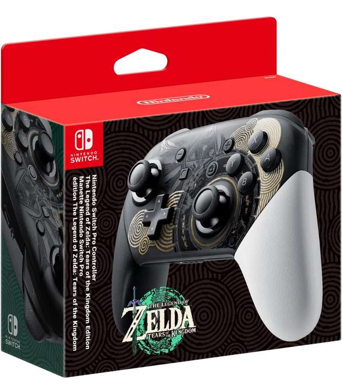 Nintendo Switch Pro Controller Zelda Totk Edition