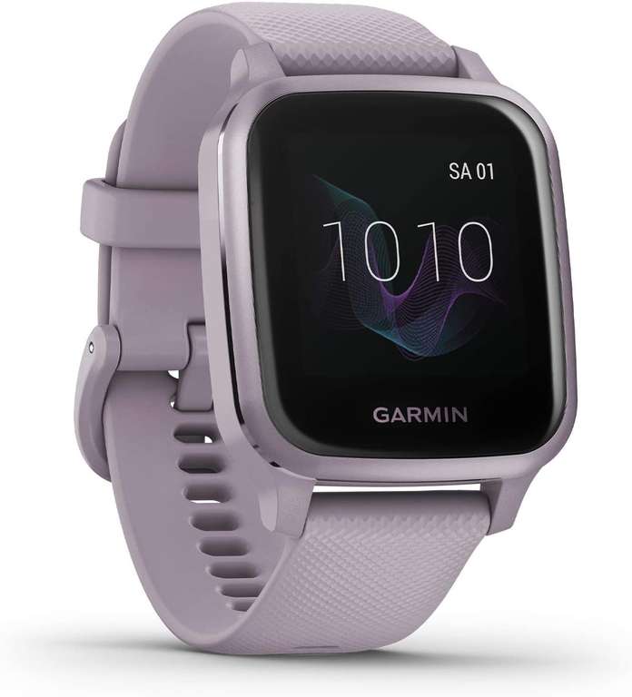 Garmin Venu Sq Smartwatch (1.3", 240x240, Gorilla Glass, GPS, HR-Sensor, Bluetooth, ANT+, bis 6d Akku, NFC für Garmin Pay, 50m wasserdicht)