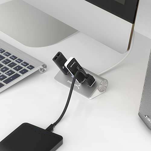 [Prime] Sabrent HB-MAC3 USB-Hub (4x USB-A, insgesamt 5Gbit/s, Aluminium)