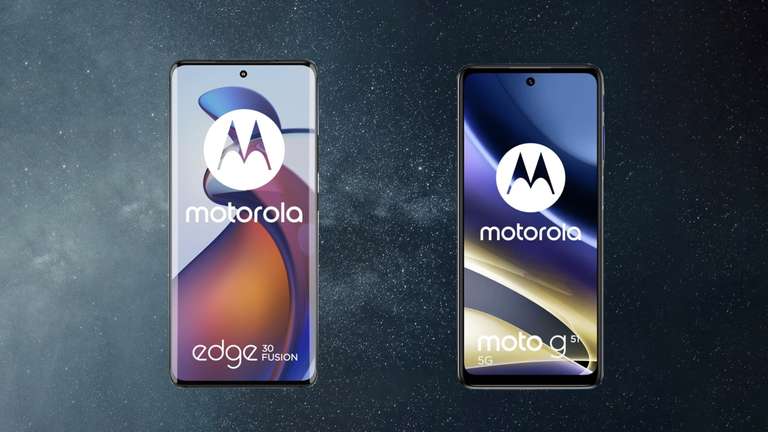 [PROSHOP] Motorola Deals: Motorola Edge 30 Fusion für 399€ oder Motorola Moto G51 für 129€