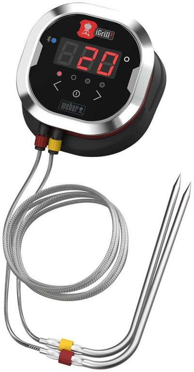 Weber Grillthermometer iGrill 2, mit 2 Messfühlern, Verbindung via Bluetooth mit der Weber iGrill-App