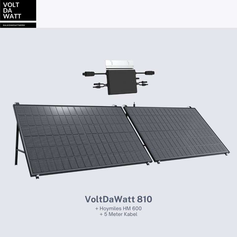 Voltdawatt 810 Balkonkraftwerk Preis 369,99 (Abholpreis) und 70€ Versand, Full Black TW 405W + HM800 + DTU Wlite (Abholung 69469 Weinheim )