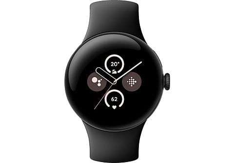 [Media Markt] (Preisfehler?) GOOGLE Pixel Watch 2 (WiFi) Aluminium Fluorelastomer, 130–175 mm, 165–210 mm, Matte Black/Obsidian