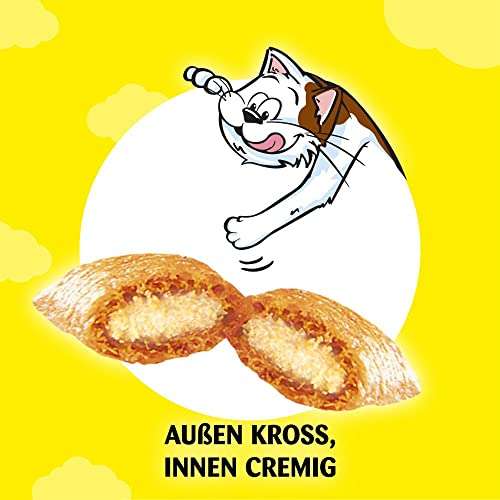 [Prime] Dreamies Katzensnacks mit Huhn–, Käse– und Lachsgeschmack, 12x60g