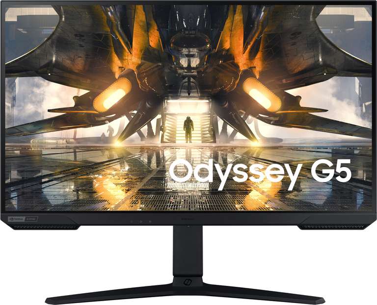 SAMSUNG S27AG500NU Odyssey Gaming G5A 27“ WQHD IPS 165 Hz Gaming Monitor (350nits, 1ms, 99% sRGB, ergonomisch, FreeSync & G-Sync, LFC)