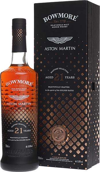 Bowmore 21 Aston Martin Masters Selection Whisky 0,7l 51,8%