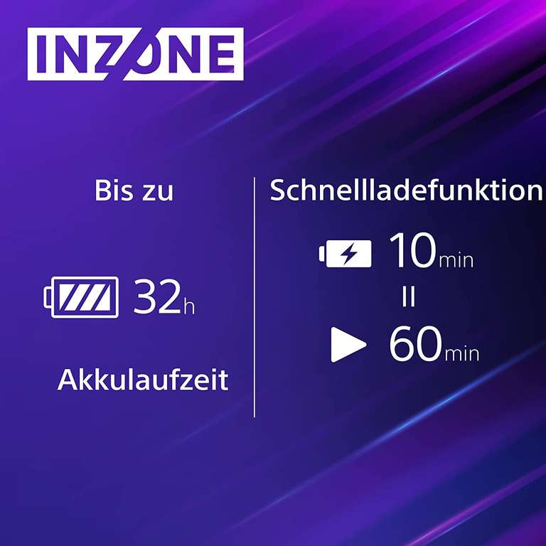 SONY INZONE H9, Over-ear Gaming Headset Bluetooth Weiß