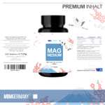 [PRIME] MBMGermany Magnesium B6 [HOCHDOSIERT] 2100mg mit Citrat + Laborgeprüft in Deutschland (Händler VialisGermany)
