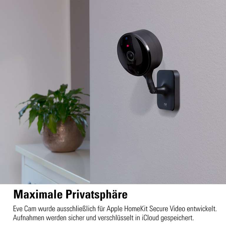 Eve Cam Sicherheitskamera (HomeKit Secure Video fähig)