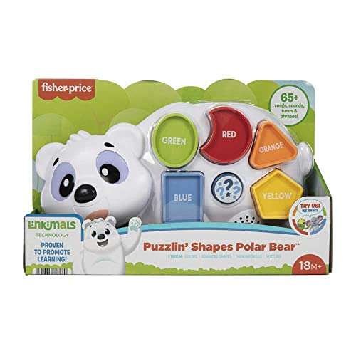 Fisher Price Eisbär Baby Kinder Spielzeug Puzzle