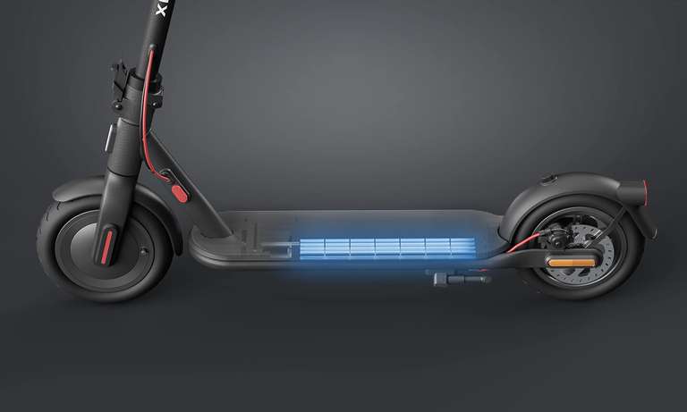 Xiaomi Electric Scooter 4 GE (DE) Faltbarer E-Scooter mit Straßenzulassung (max. 20km/h, 35km, Luftreifen, duales Bremssystem, LED-Display)