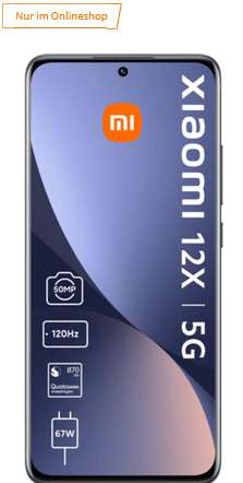 Telekom Netz: Xiaomi 12X 5G 8/256GB alle Farben im Allnet Flat 10GB LTE für 19,99€/Monat, 1€ Zuzahlung
