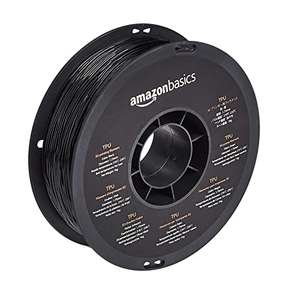[Prime]Amazon Basics – 3D-Drucker-Filament aus TPU-Kunststoff, 1,75 mm, 1-kg-Spule, Schwarz