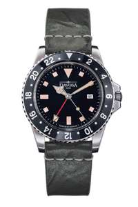 Davosa 162.500.55 Vintage Diver Quartz GMT Unisex Armbanduhr