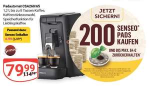 [Globus Markthalle] SENSEO Kaffeepadmaschine Maestro CSA260/65 (200 Pads gratis!!)
