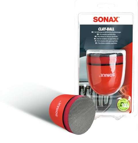 (Prime) SONAX Clay-Ball gegen hartnäckige Verschmutzungen auf Lack und Glas (auch SONAX P-Ball für 10,50 € im Angebot)