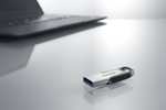 (Prime) SanDisk Ultra Flair USB 3.0 Flash-Laufwerk 128 GB (robustes und elegantes Metallgehäuse, Passwortschutz, 150 MB/s Lesen) Schwarz