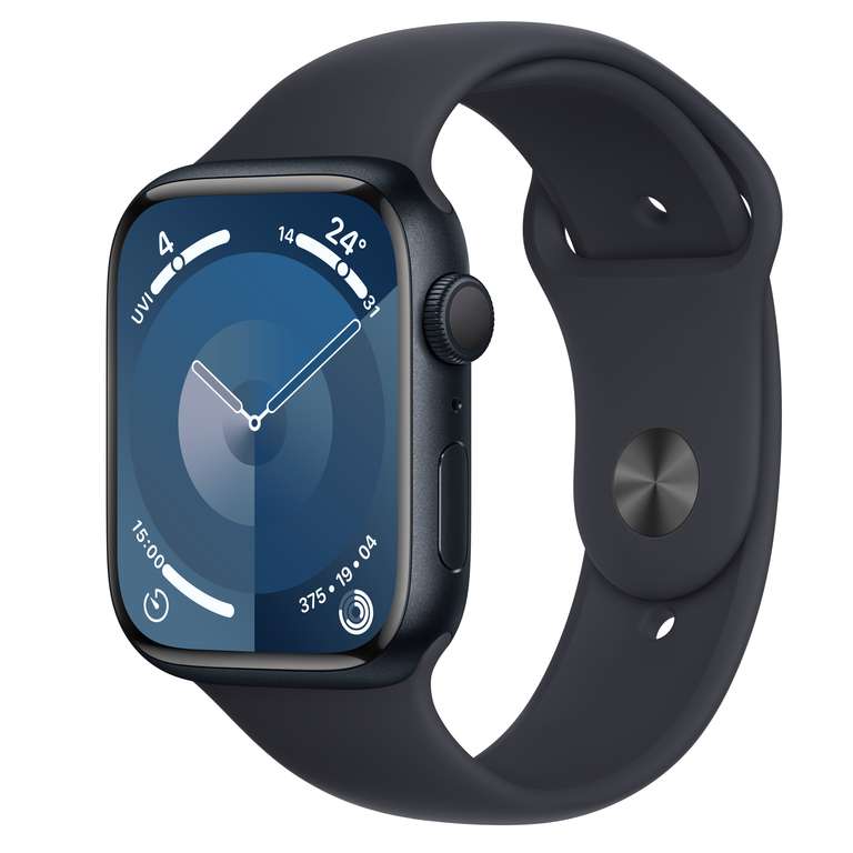 Apple Watch Series 9 GPS 45mm Midnight Aluminium für 366,35€